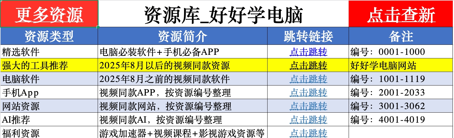 视频同款资源获取指南