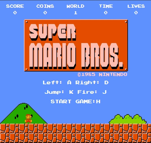 超级马里奥（只有一关）